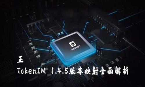正
TokenIM 1.4.5版本映射全面解析