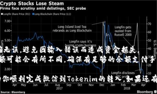使用微信进行Tokenim的转入涉及到一些具体的步骤。以下是一个简单易懂的指南，帮助你完成这一过程：

### 步骤一：准备工作
在开始转入之前，请确保你已经在Tokenim平台注册了账户，且微信账号已完成实名认证。

### 步骤二：获取Tokenim钱包地址
1. 登录你的Tokenim账户。
2. 进入“钱包”页面。
3. 找到你的Tokenim钱包地址（通常以字母和数字组合表示）。

### 步骤三：打开微信
1. 打开你的微信应用。
2. 进入“我”页面，点击“钱包”。

### 步骤四：选择“转账”功能
1. 点击“转账”选项。
2. 输入你要转入的金额。
3. 在转账对象中，选择“好友”或直接输入Tokenim的实体（如果支持的话）。

### 步骤五：输入Tokenim钱包地址
1. 在备注或转账信息中，粘贴或输入之前获取的Tokenim钱包地址。
2. 确认转账信息无误。

### 步骤六：确认转账
1. 输入你的支付密码。
2. 点击确认，完成转账。

### 注意事项
- 转账前请确保钱包地址准确无误，避免因输入错误而造成资金损失。
- 根据不同的手续费，转账金额可能会有所不同，确保有足够的余额支付手续费。

希望这个简单的指南能够帮助你顺利完成微信到Tokenim的转入。如果还有其他问题，随时可以询问！