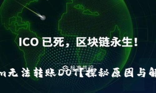 Tokenim无法转账DOT？探秘原因与解决方案