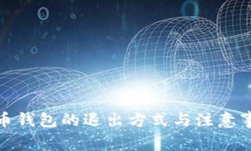 数字货币钱包的退出方式与注意事项详解